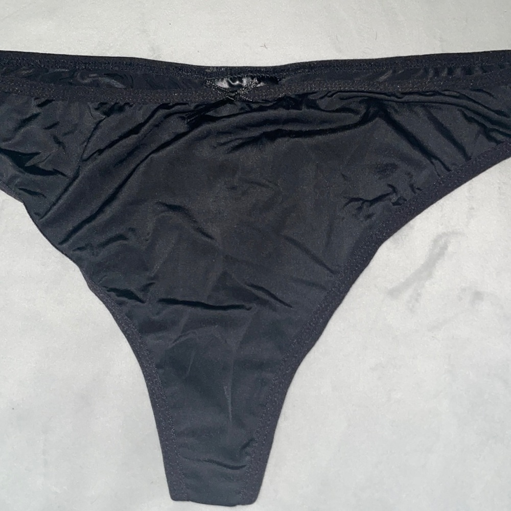 Black thong